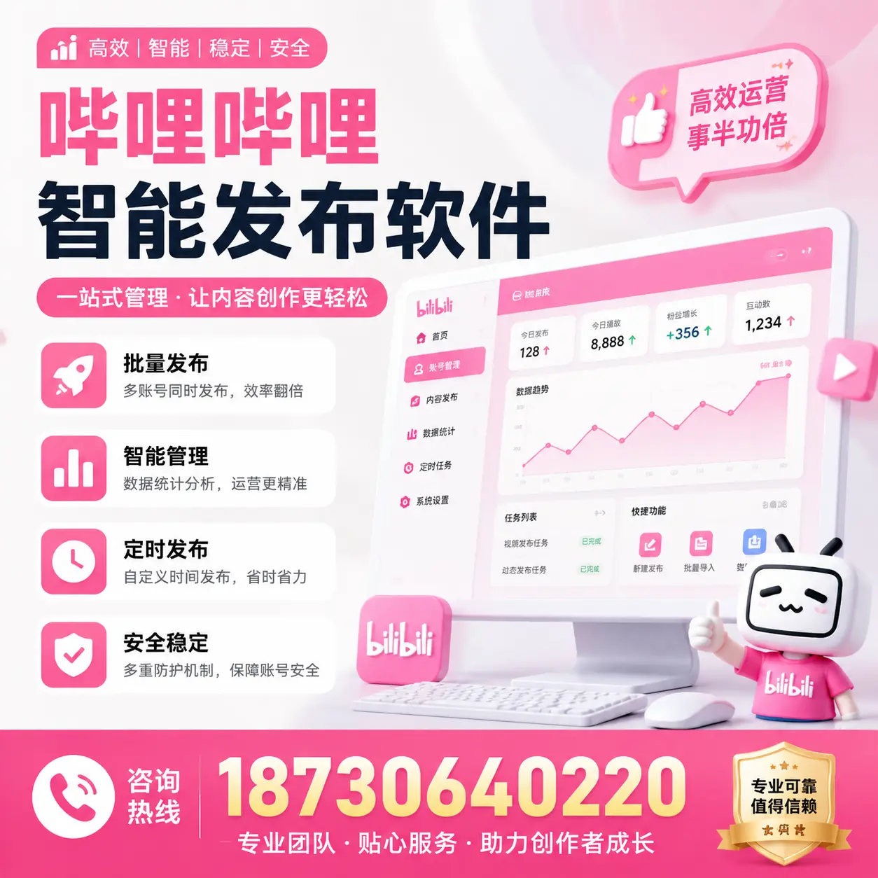 如何评估哔哩哔哩智能发布软件的ROI？佛山 企业必读